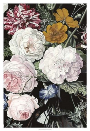 Framed Baroque Botanica II Print