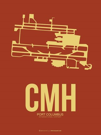 Framed CMH Port Columbus 1 Print