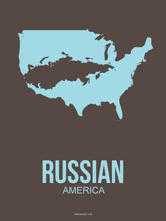 Framed Russian America 2 Print