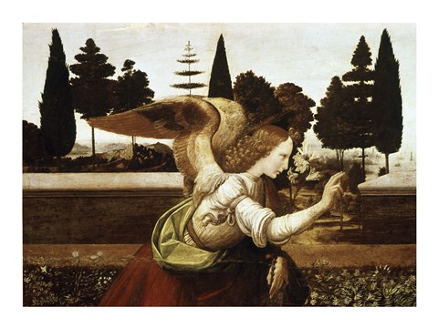 Framed Annunciation-Detail Print