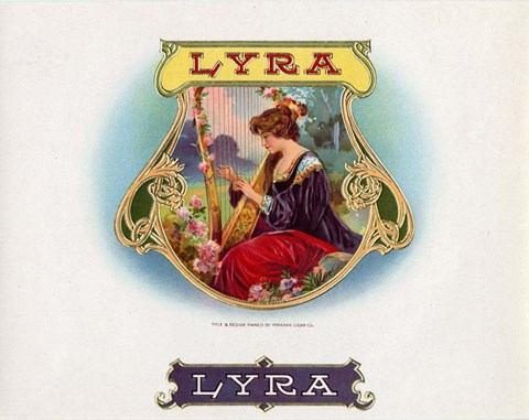 Framed Lyra Print