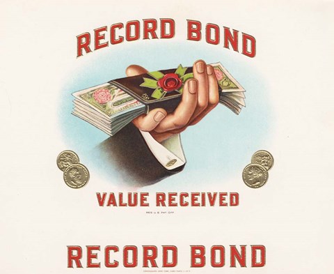 Framed Record Bond Print