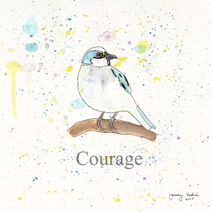 Framed Courage 1 Print