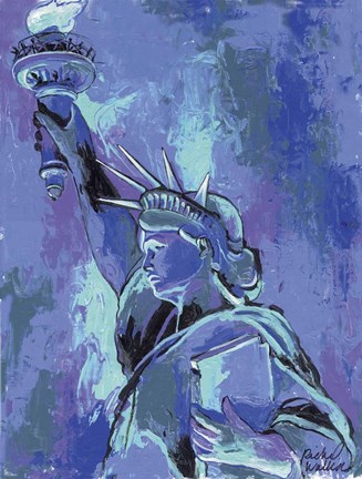 Framed Statue Of Liberty 2 Print