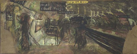 Framed Metro, Villers Station, 1916 Print