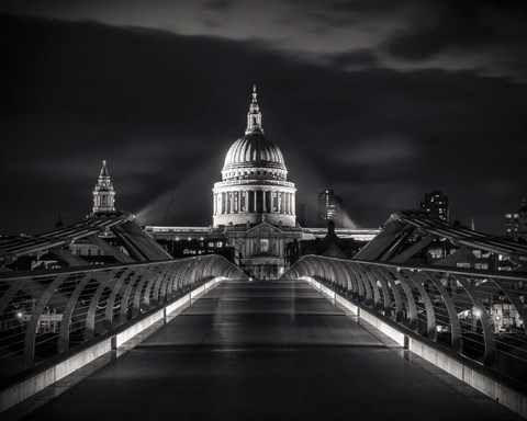 Framed St. Paul&#39;s Cathedral Print