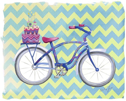 Framed Jane Bike Print