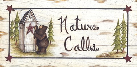 Framed Nature Calls Print