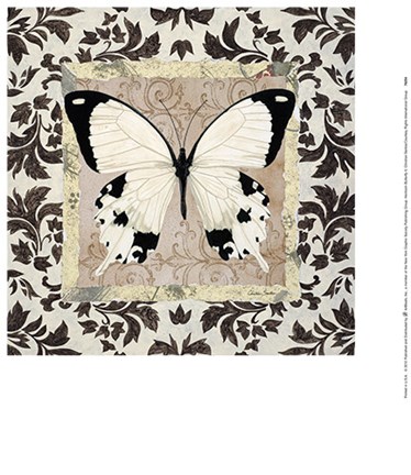 Framed Heirloom Butterfly II Print