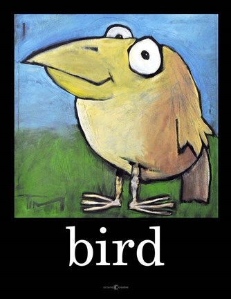 Framed Bird Poster Print