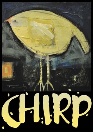 Framed Chirp Poster Print