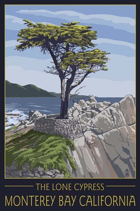 Framed Monterey Bay CA Print