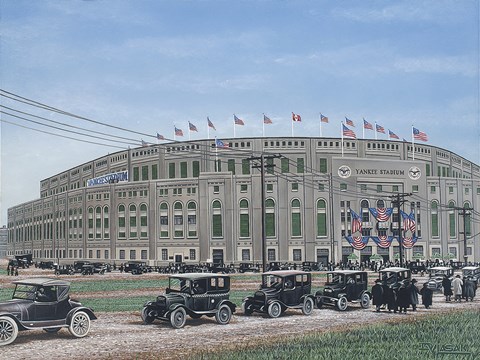 Framed Yankee Stadium Print