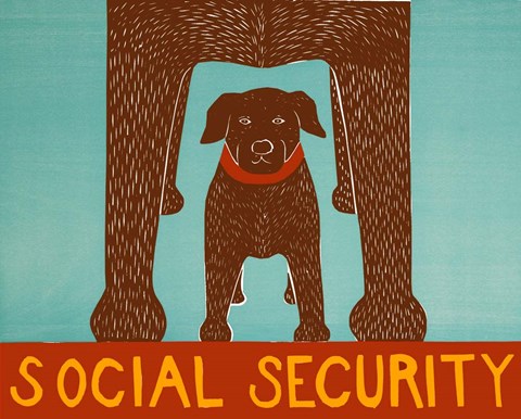 Framed Social Security Choc Print
