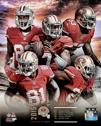 Framed San Francisco 49ers 2015 Team Composite Print