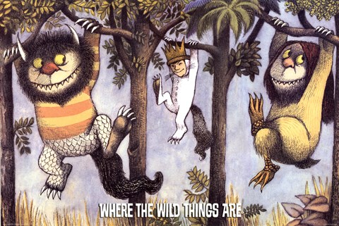 Framed Where The Wild Things Are - Hang Print