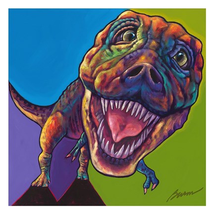 Framed TRex Print