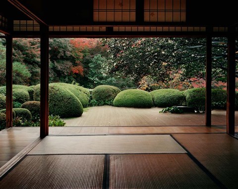 Framed Shisendo, Kyoto Prefecture, Honshu, Japan Print