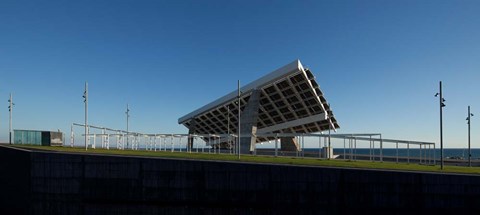 Framed Giant Solar Panel, Parc del Forum, Barcelona, Spain Print