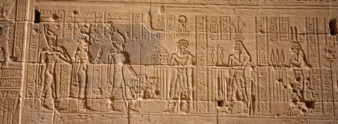 Framed Temple Of Philae, Aswan, Egypt Print