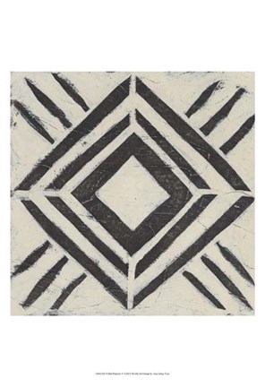 Framed Tribal Patterns V Print