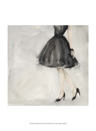 Framed Little Black Dress II Print