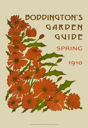 Framed Boddington&#39;s Garden Guide II Print