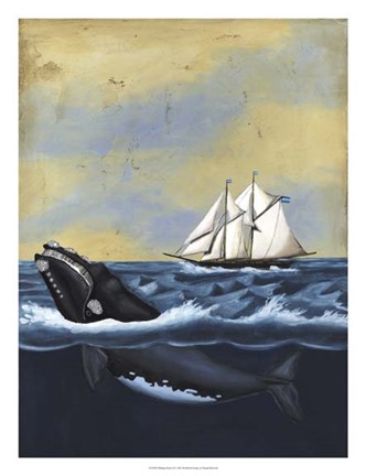 Framed Whaling Stories II Print