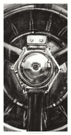 Framed Vintage Propeller II Print