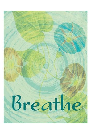 Framed Breathe Flora Print
