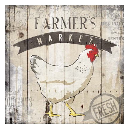 Framed Farmers Market Print
