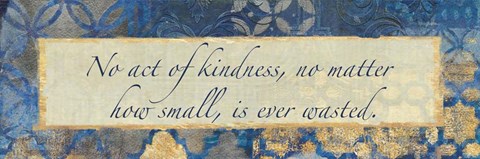 Framed Acts Of Kindness Print