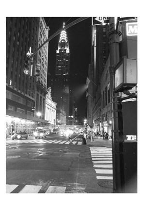 Framed Streets Of NY 2 Print