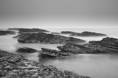 Framed Montana de Oro Rocks Print