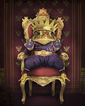 Framed Frog Prince Print