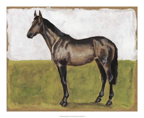 Framed Equestrian Studies IV Print