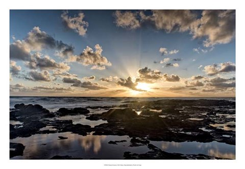 Framed Waipouli Sunrise Print