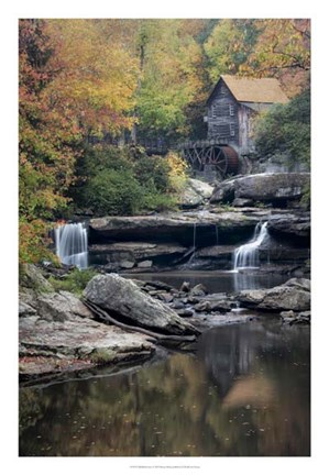 Framed Mill Reflections Print