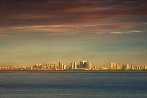 Framed Sunrise Across the Sea Print