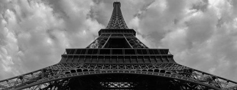 Framed Eiffel Panoramica Print