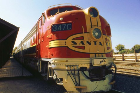 Framed Santa Fe Railroad Print