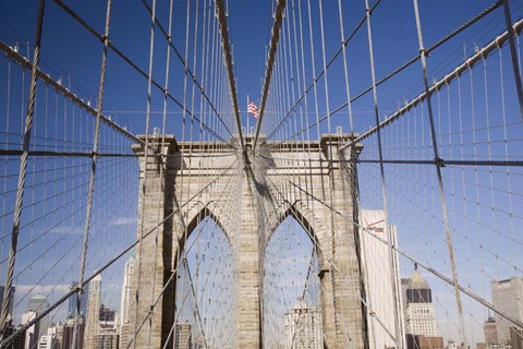 Framed Brooklyn Bridge #2,  New York City, New York 08 Print