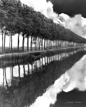 Framed Holland Canal, Sluis, Holland Print
