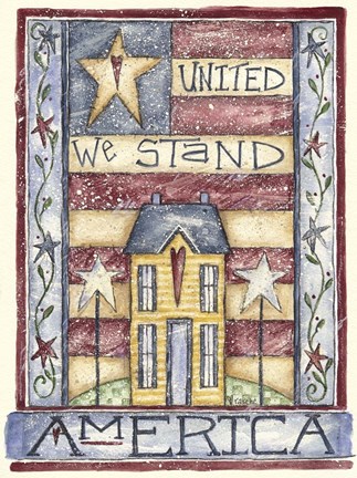 Framed United We Stand Print