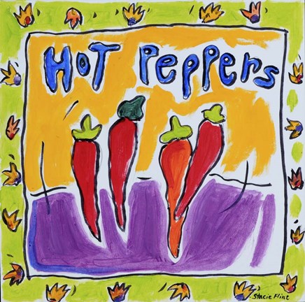 Framed Hot Peppers Print