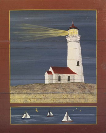 Framed Lighthouse 1 Print