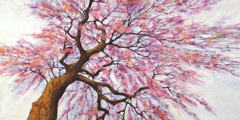 Framed Sotto l&#39;albero in Fiore Print