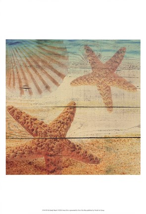 Framed On Sandy Beach I Print