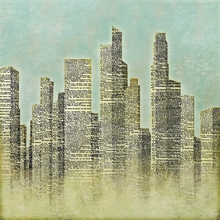 Framed City I Print