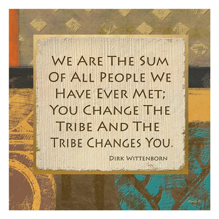 Framed Tribe Change Print